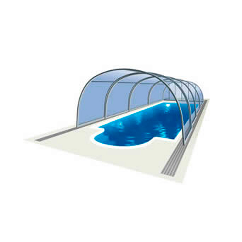 Покрытия для бассейнов и телескопические павильоны 